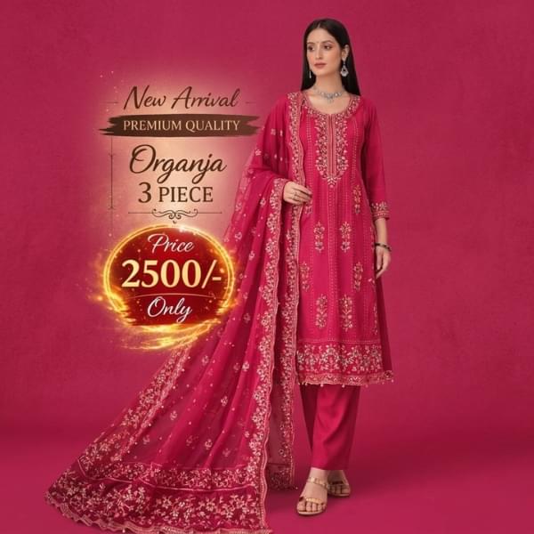 Pakistani Inspired Organza ML003 - Image 1