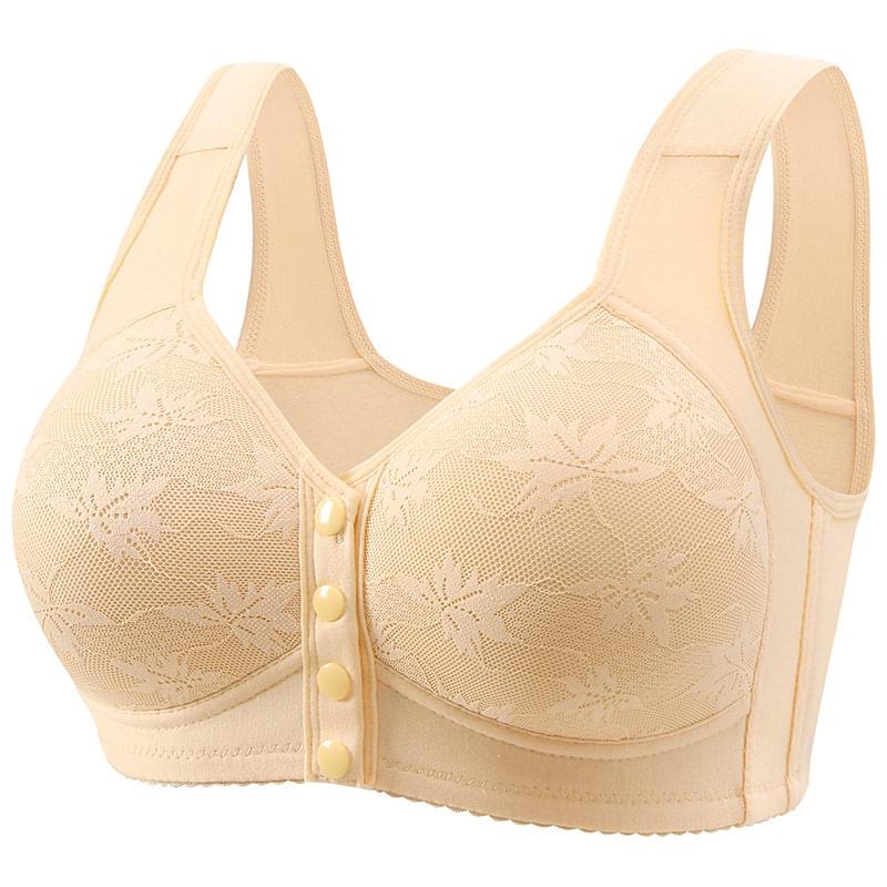 Cross-border plus size New Front Buckle No Steel Ring Vest Type - Image 1