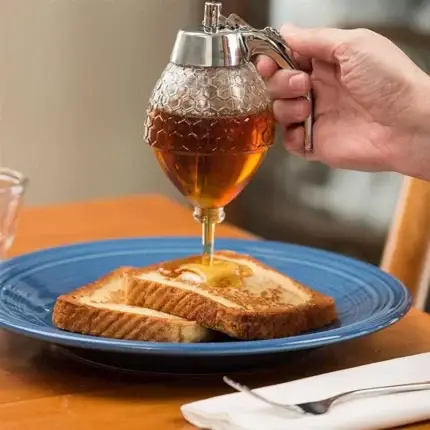 Honey Dispenser No Drip Syrup Container